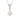 Silver Pearl Drop Necklace - Perfect For The Bride To Be!