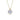 Yellow Gold Halo Necklace