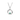 Silver Sparkling Emerald Twist Necklace